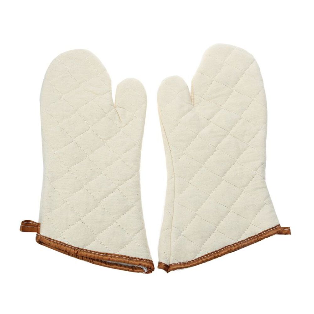 Bakery Heat Resistance Microwave Barbeque Baking Oven Mitts Gloves Pair